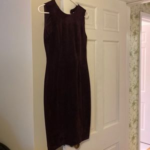 Calvin Klein suede dress